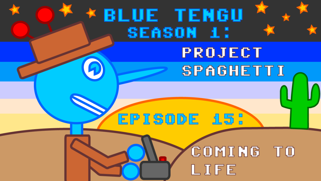 Blue Tengu YouTube Title Card - Episode 15