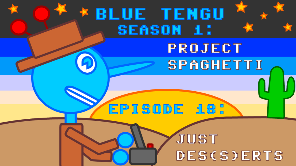 Blue Tengu YouTube Title Card - Episode 18