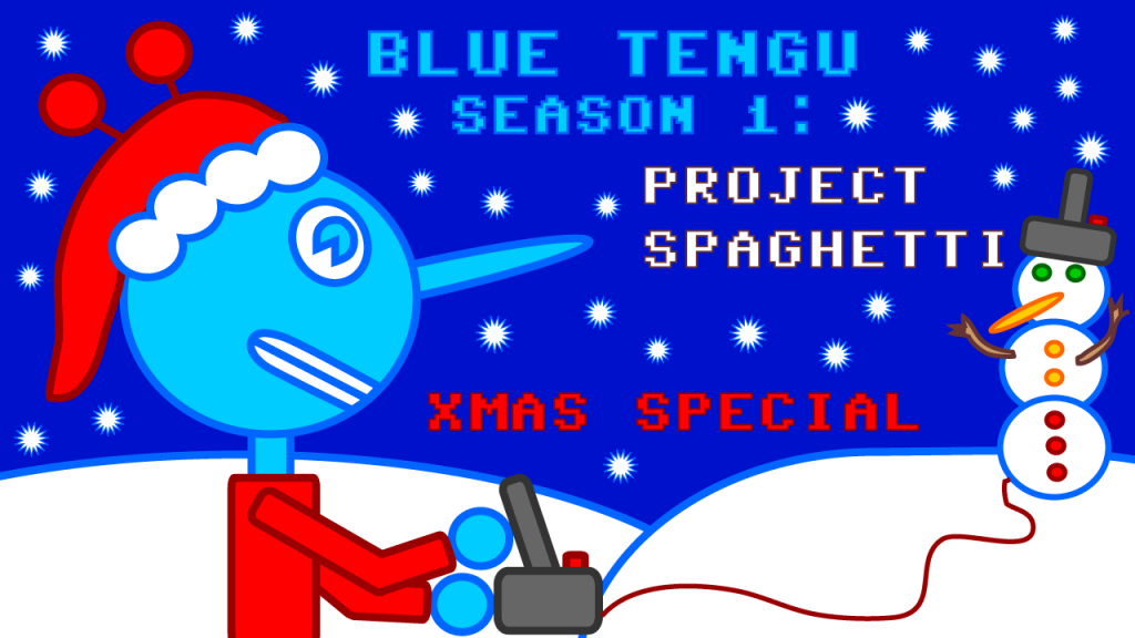 Blue Tengu YouTube Christmas Card