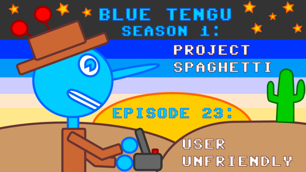 Blue Tengu YouTube Title Card - Episode 23