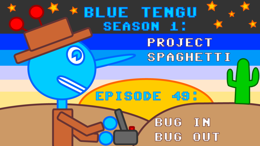 Blue Tengu YouTube Title Card - Episode 49
