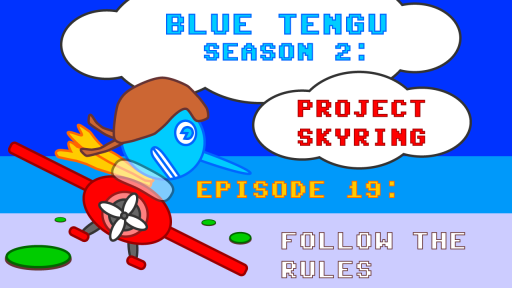 Blue Tengu YouTube Title Card - S2E19