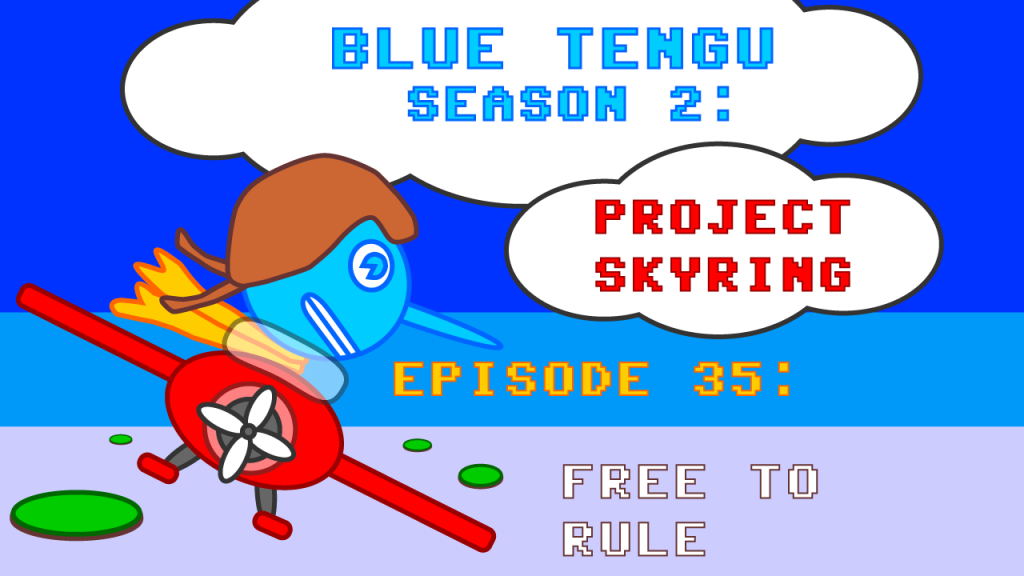 Blue Tengu YouTube Title Card - S2E35