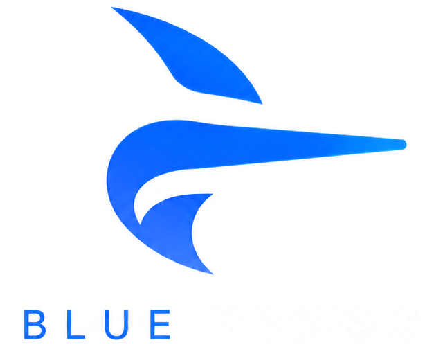 Blue Tengu Text Logo